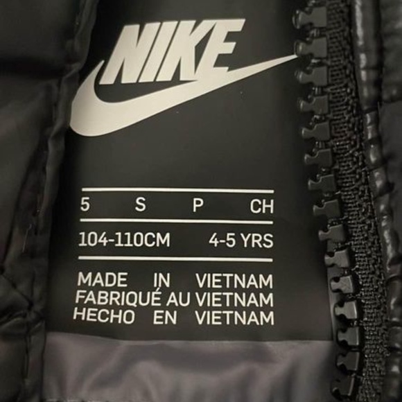 BRAND NEW toddler boy girl Nike just do it logo jacket size 2T 3T 4T 4XS - Picture 10 of 10